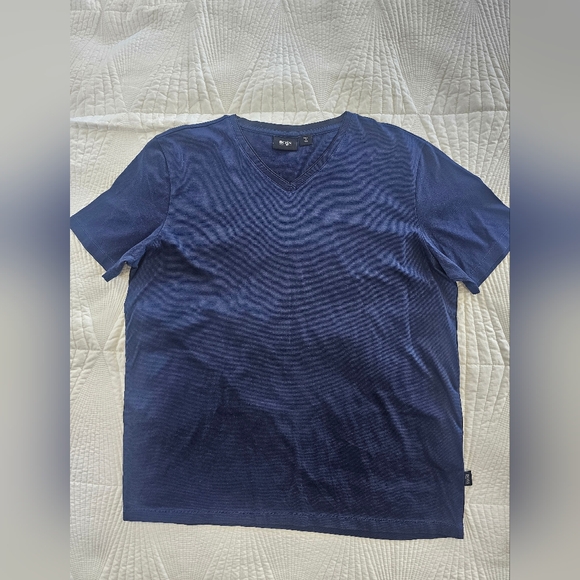 Boss Other - Boss V-Neck Short Sleeve Tee in Navy